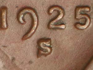 1925-S Repunched Mintmark RPM-002