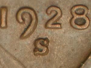 1928-S Repunched Mintmark RPM-003