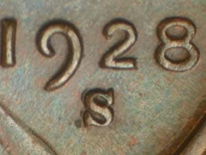 1928-S Repunched Mintmark RPM-004
