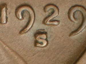 1929-S Repunched Mintmark RPM-001