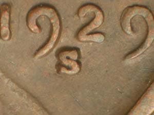 1929-S Repunched Mintmark RPM-002