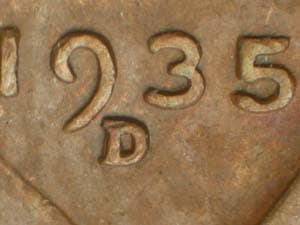 1935-D Repunched Mintmark RPM-005