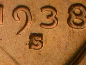 1938-S Repunched Mintmark RPM-002