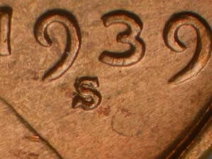 1939-S Repunched Mintmark RPM-002