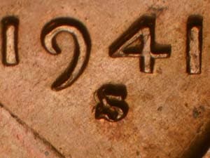 1941-S Repunched Mintmark RPM-001