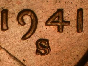 1941-S Repunched Mintmark RPM-007