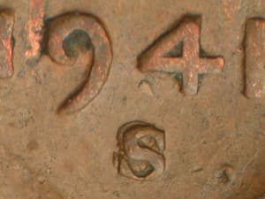 1941-S Repunched Mintmark RPM-011