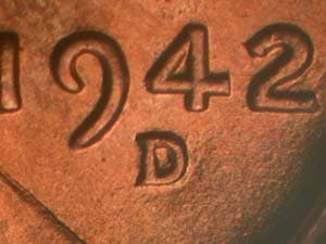 1942-D Repunched Mintmark RPM-007