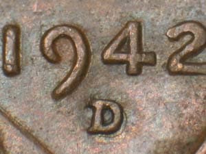 1942-D Repunched Mintmark RPM-012