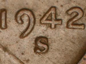 1942-S Repunched Mintmark RPM-002