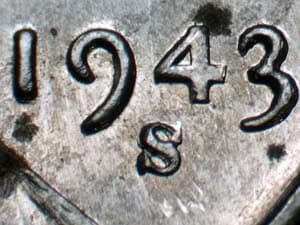 1943-S Repunched Mintmark RPM-001