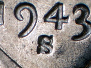 1943-S Repunched Mintmark RPM-005