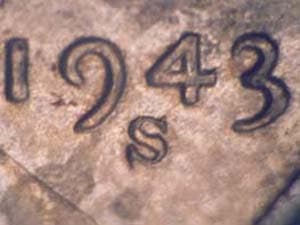 1943-S Repunched Mintmark RPM-008