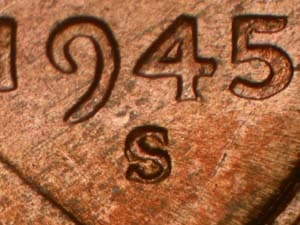 1945-S Repunched Mintmark RPM-008