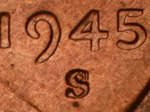 1945-S Repunched Mintmark RPM-011
