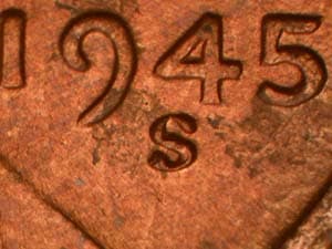 1945-S Repunched Mintmark RPM-020