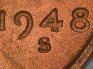 1948-S Repunched Mintmark RPM-002