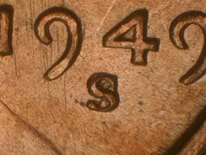 1949-S Repunched Mintmark RPM-003