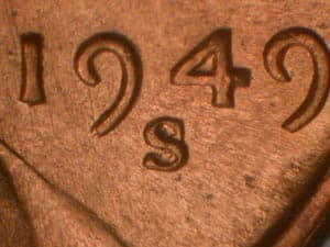 1949-S Repunched Mintmark RPM-008