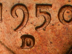 1950-D Repunched Mintmark RPM-001