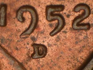 1952-D Repunched Mintmark RPM-003
