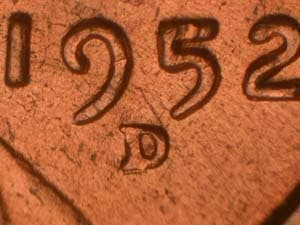 1952-D Repunched Mintmark RPM-020