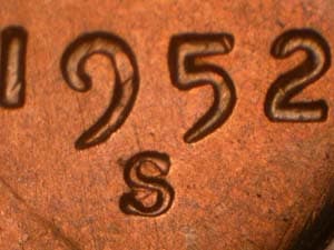1952-S Repunched Mintmark RPM-002