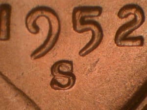 1952-S Repunched Mintmark RPM-004