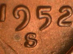 1952-S Repunched Mintmark RPM-021