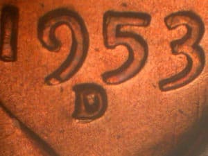 1953-D Repunched Mintmark RPM-005