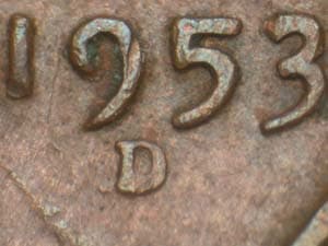 1953-D Repunched Mintmark RPM-007