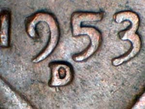 1953-D Repunched Mintmark RPM-010