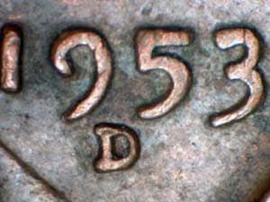 1953-D Repunched Mintmark RPM-017