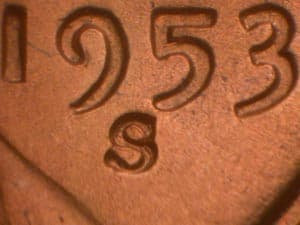 1953-S Repunched Mintmark RPM-007