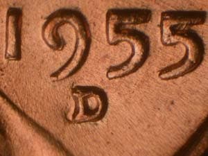 1955-D Repunched Mintmark RPM-011