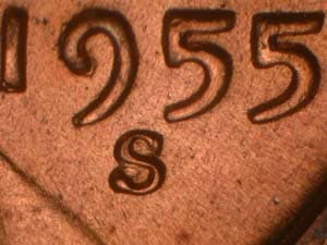1955-S Repunched Mintmark RPM-002