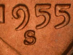 1955-S Repunched Mintmark RPM-003