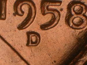 1958-D Repunched Mintmark RPM-021
