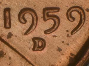 1959-D Repunched Mintmark RPM-007