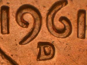 1961-D Repunched Mintmark RPM-003