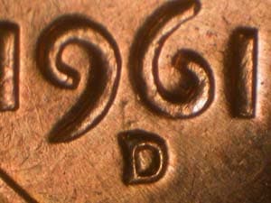 1961-D Repunched Mintmark RPM-007