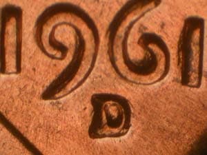 1961-D Repunched Mintmark RPM-017