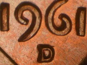 1961-D Repunched Mintmark RPM-018