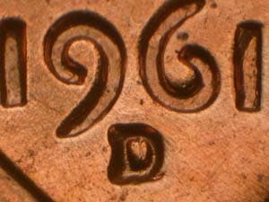 1961-D Repunched Mintmark RPM-021