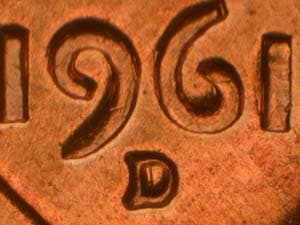 1961-D Repunched Mintmark RPM-022