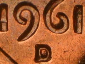 1961-D Repunched Mintmark RPM-025