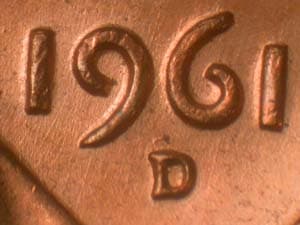 1961-D Repunched Mintmark RPM-031