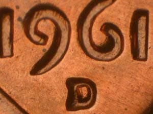1961-D Repunched Mintmark RPM-037