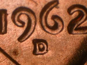 1962-D Repunched Mintmark RPM-002