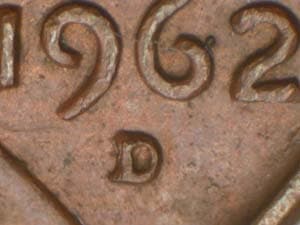 1962-D Repunched Mintmark RPM-004